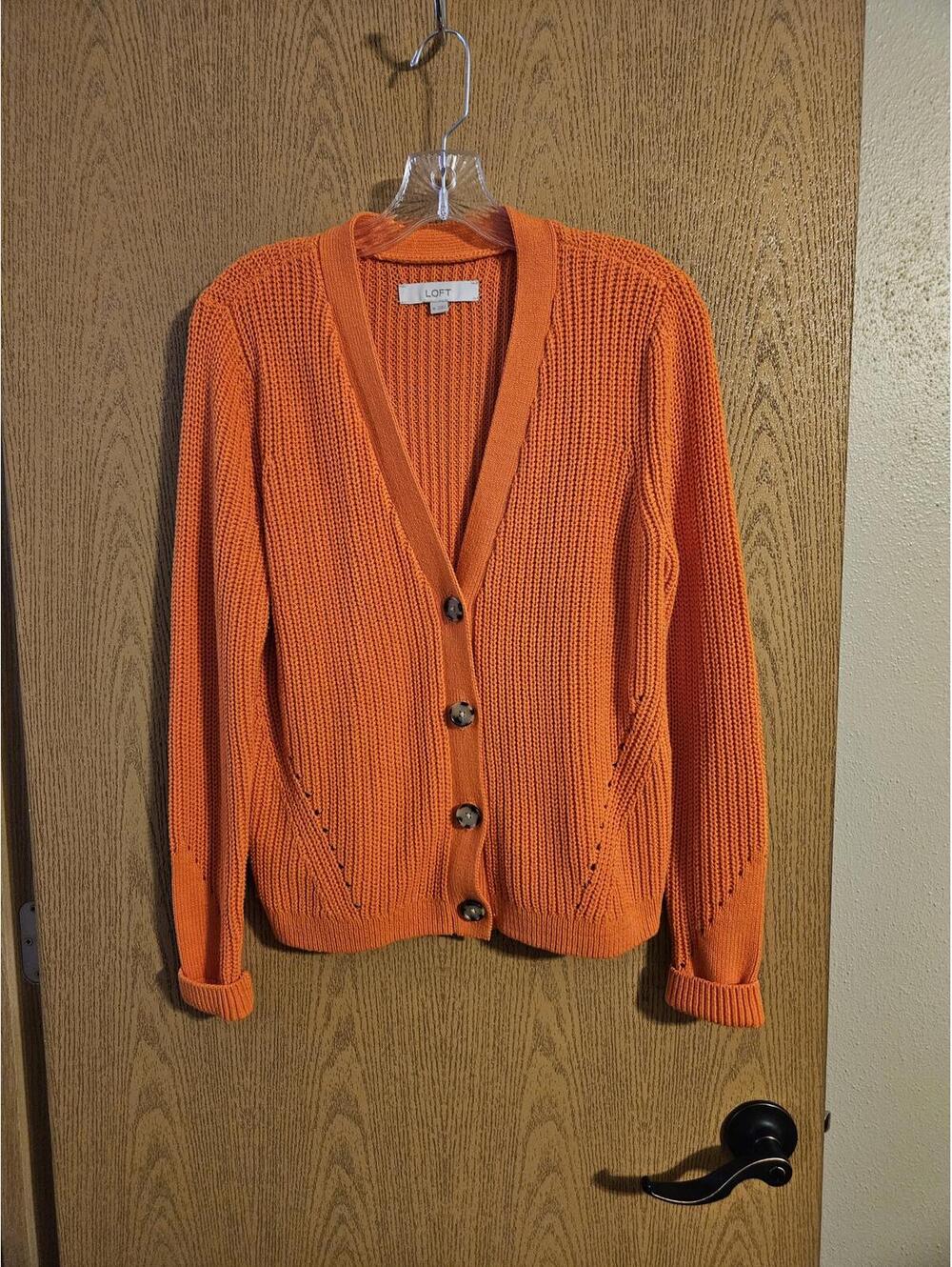 LOFT Chunky Knit Cardigan Sweater